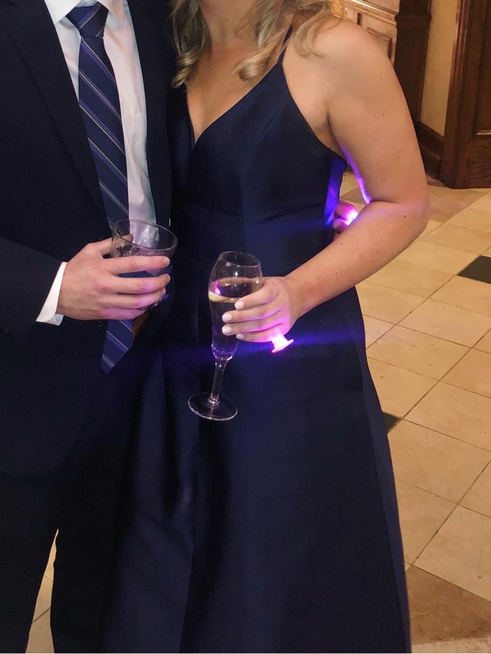Alfred Sung (D750) Dress in Midnight - Picture 2 of 13